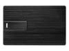 USB-флешка на 16 Гб Card Metal в виде металлической карты (черный) 16Gb (Изображение 3)
