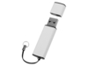USB-флешка на 16 Гб Borgir с колпачком (белый) 16Gb (Изображение 2)