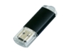 USB 2.0- флешка на 16 Гб с прозрачным колпачком (черный) 16Gb (Изображение 3)