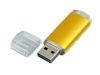 USB 2.0- флешка на 64 Гб с прозрачным колпачком (золотистый) 64Gb (Изображение 2)