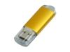 USB 2.0- флешка на 64 Гб с прозрачным колпачком (золотистый) 64Gb (Изображение 3)