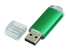 USB 2.0- флешка на 64 Гб с прозрачным колпачком (зеленый) 64Gb (Изображение 2)