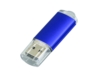 USB 2.0- флешка на 64 Гб с прозрачным колпачком (синий) 64Gb (Изображение 3)