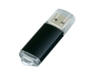 USB 2.0- флешка на 64 Гб с прозрачным колпачком (черный) 64Gb (Изображение 1)