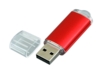 USB 2.0- флешка на 32 Гб с прозрачным колпачком (красный) 32Gb (Изображение 2)