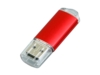 USB 2.0- флешка на 32 Гб с прозрачным колпачком (красный) 32Gb (Изображение 3)