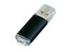 USB 2.0- флешка на 32 Гб с прозрачным колпачком (черный) 32Gb (Изображение 1)