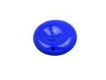 USB 2.0- флешка промо на 16 Гб круглой формы (синий) 16Gb
