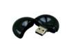 USB 2.0- флешка промо на 16 Гб круглой формы (черный) 16Gb (Изображение 2)