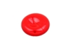 USB 2.0- флешка промо на 16 Гб круглой формы (красный) 16Gb (Изображение 1)