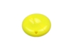 USB 2.0- флешка промо на 16 Гб круглой формы (желтый) 16Gb (Изображение 1)
