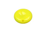 USB 2.0- флешка промо на 8 Гб круглой формы (желтый) 8Gb