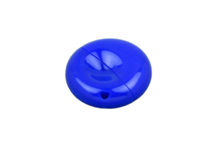 USB 2.0- флешка промо на 8 Гб круглой формы (синий) 8Gb