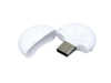 USB 2.0- флешка промо на 8 Гб круглой формы (белый) 8Gb (Изображение 2)