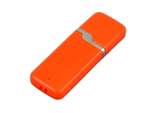 USB 2.0- флешка на 16 Гб с оригинальным колпачком (оранжевый) 16Gb