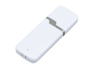 USB 2.0- флешка на 16 Гб с оригинальным колпачком (белый) 16Gb