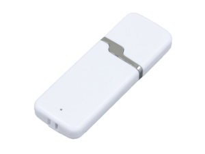 USB 2.0- флешка на 8 Гб с оригинальным колпачком (белый) 8Gb