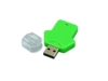 USB 2.0- флешка на 16 Гб в виде футболки (зеленый) 16Gb (Изображение 2)