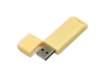 USB 2.0- флешка на 16 Гб с оригинальным двухцветным корпусом (белый/желтый) 16Gb (Изображение 2)