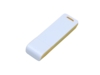 USB 2.0- флешка на 16 Гб с оригинальным двухцветным корпусом (белый/желтый) 16Gb (Изображение 3)