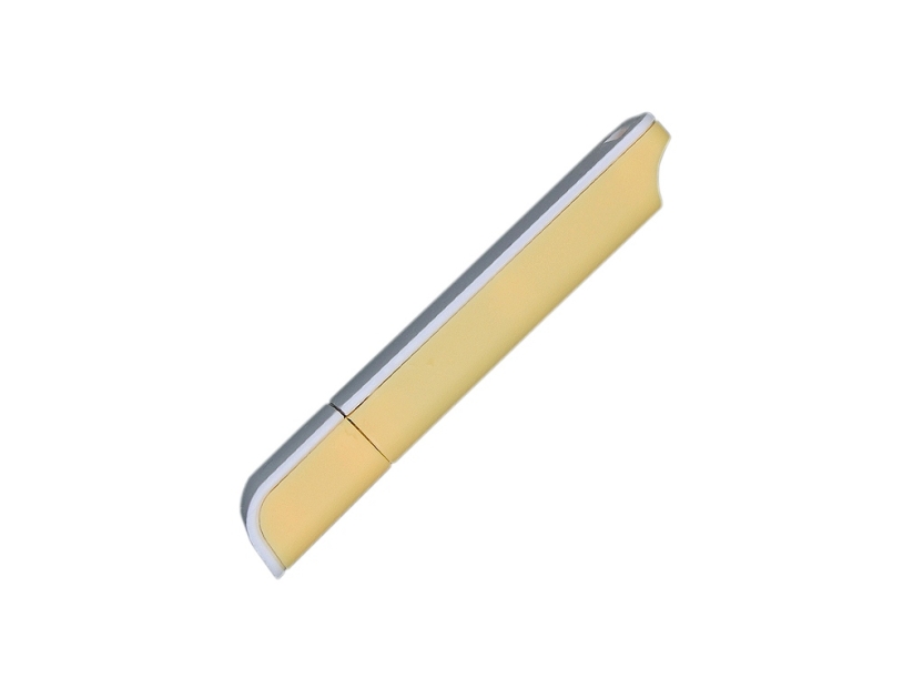 USB 2.0- флешка на 16 Гб с оригинальным двухцветным корпусом (белый/желтый) 16Gb (Изображение 4)