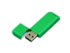 USB 2.0- флешка на 16 Гб с оригинальным двухцветным корпусом (зеленый/белый) 16Gb (Изображение 2)