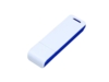 USB 2.0- флешка на 16 Гб с оригинальным двухцветным корпусом (синий/белый) 16Gb (Изображение 3)