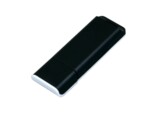 USB 2.0- флешка на 16 Гб с оригинальным двухцветным корпусом (черный/белый) 16Gb