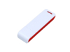USB 2.0- флешка на 8 Гб с оригинальным двухцветным корпусом (красный/белый) 8Gb (Изображение 3)