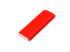 USB 2.0- флешка на 4 Гб с оригинальным двухцветным корпусом (красный/белый) 4Gb (Изображение 1)
