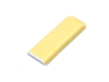 USB 2.0- флешка на 64 Гб с оригинальным двухцветным корпусом (белый/желтый) 64Gb (Изображение 1)