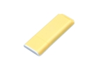 USB 2.0- флешка на 64 Гб с оригинальным двухцветным корпусом (белый/желтый) 64Gb