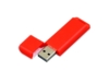USB 2.0- флешка на 64 Гб с оригинальным двухцветным корпусом (красный/белый) 64Gb (Изображение 2)