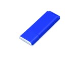 USB 2.0- флешка на 64 Гб с оригинальным двухцветным корпусом (синий/белый) 64Gb