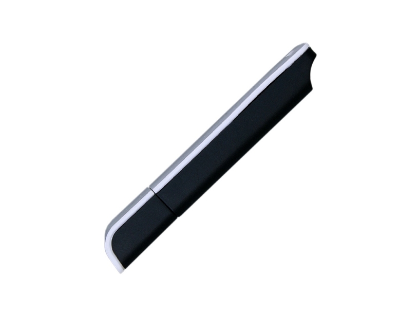USB 2.0- флешка на 64 Гб с оригинальным двухцветным корпусом (черный/белый) 64Gb (Изображение 4)