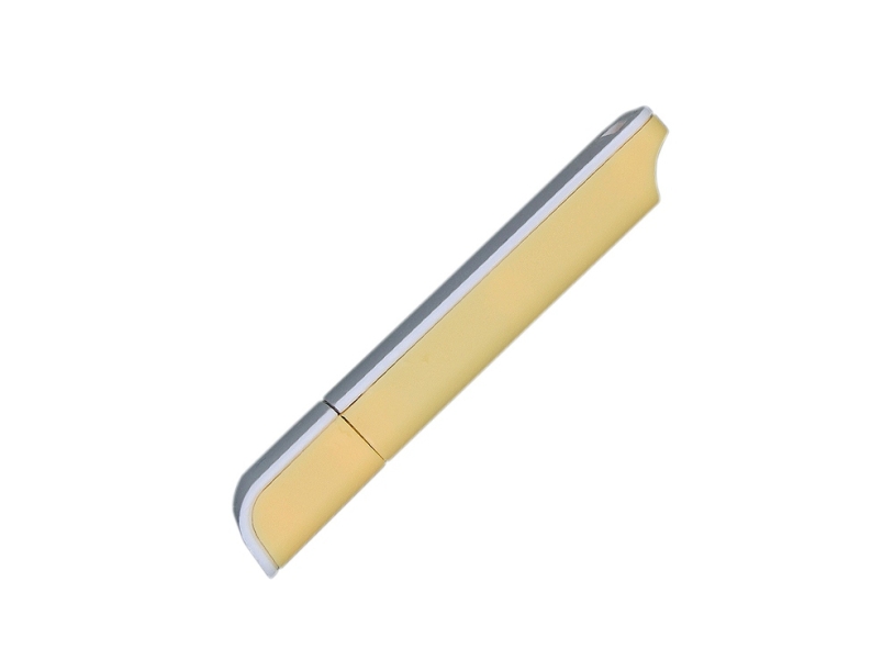 USB 2.0- флешка на 32 Гб с оригинальным двухцветным корпусом (белый/желтый) 32Gb (Изображение 4)