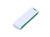 USB 2.0- флешка на 32 Гб с оригинальным двухцветным корпусом (зеленый/белый) 32Gb (Изображение 2)