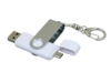 USB 2.0- флешка на 16 Гб с поворотным механизмом и дополнительным разъемом Micro USB (Изображение 2)