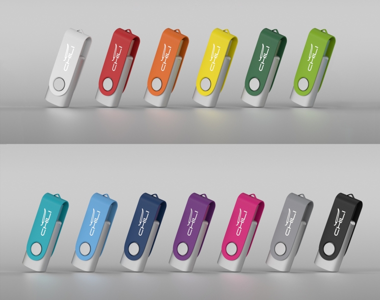 Флеш-карта "Vostok", объем памяти 16Gb, покрытие soft touch (фиолетовый) (Изображение 3)