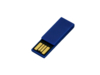 USB 2.0- флешка промо на 8 Гб в виде скрепки (синий) 8Gb (Изображение 3)