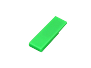 USB 2.0- флешка промо на 8 Гб в виде скрепки (зеленый) 8Gb