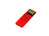 USB 2.0- флешка промо на 8 Гб в виде скрепки (красный) 8Gb (Изображение 2)