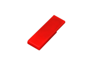 USB 2.0- флешка промо на 8 Гб в виде скрепки (красный) 8Gb