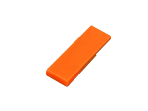 USB 2.0- флешка промо на 8 Гб в виде скрепки (оранжевый) 8Gb