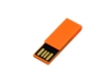 USB 2.0- флешка промо на 64 Гб в виде скрепки (оранжевый) 64Gb (Изображение 3)