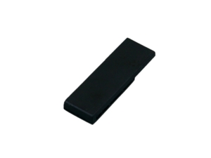USB 2.0- флешка промо на 64 Гб в виде скрепки (черный) 64Gb