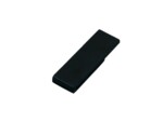 USB 2.0- флешка промо на 16 Гб в виде скрепки (черный) 16Gb