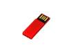 USB 2.0- флешка промо на 64 Гб в виде скрепки (красный) 64Gb (Изображение 2)