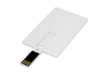 USB 2.0- флешка на 8 Гб в виде пластиковой карты с откидным механизмом (белый) 8Gb (Изображение 2)