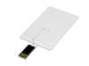 USB 2.0- флешка на 32 Гб в виде пластиковой карты с откидным механизмом (белый) 32Gb (Изображение 2)